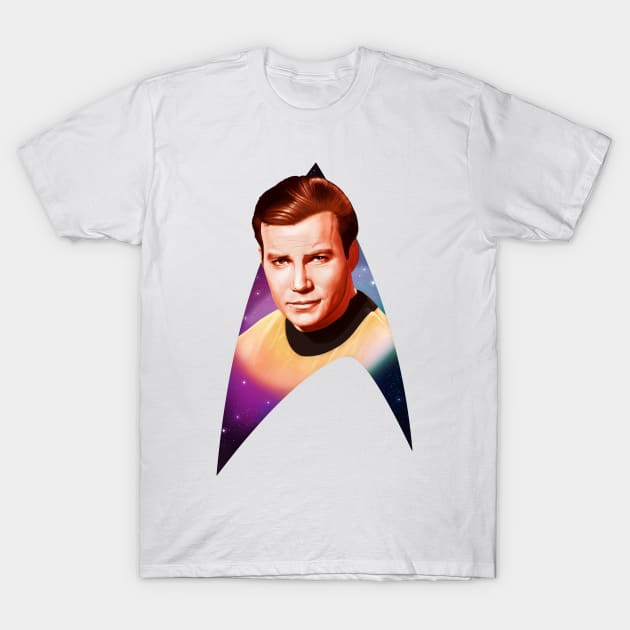 Captain Kirk T-Shirt by TomWalkerArt